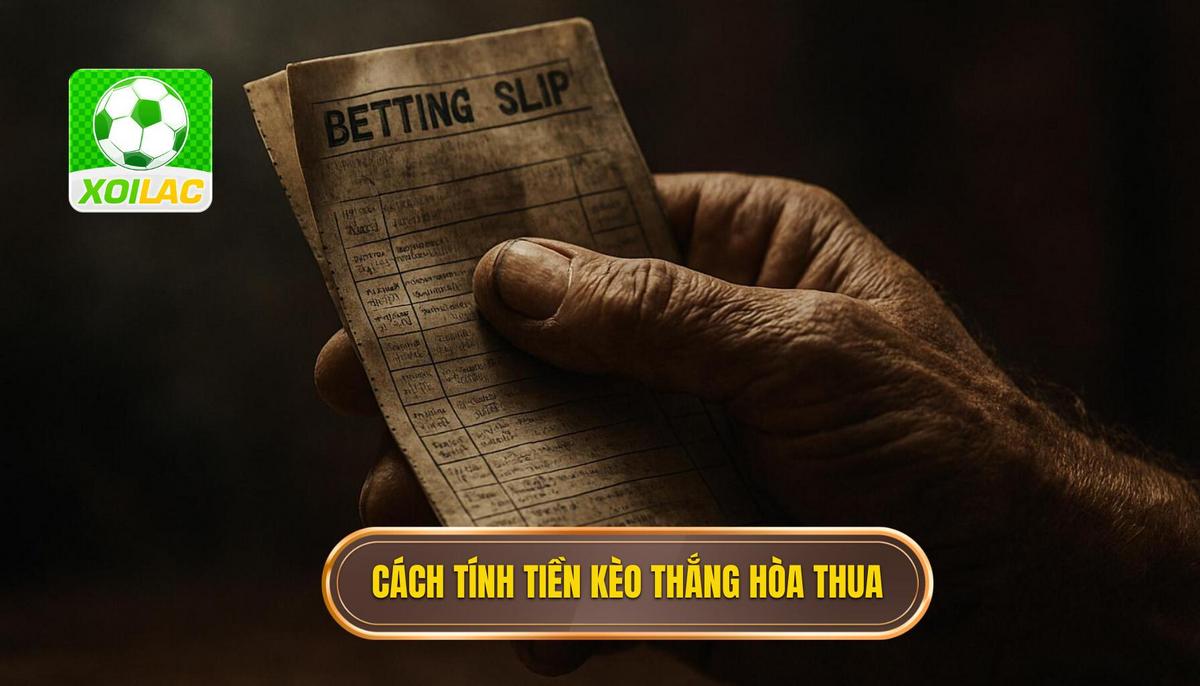 Cách tính tiền và tỷ lệ thưởng trong kèo thắng hòa thua
