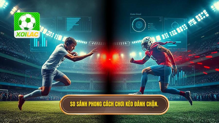 3. So sánh phong cách chơi kèo đánh chặn.