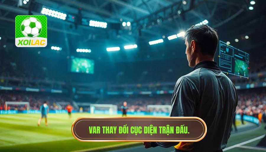 Cách thức VAR làm thay đổi cục diện trận đấu trực tiếp
