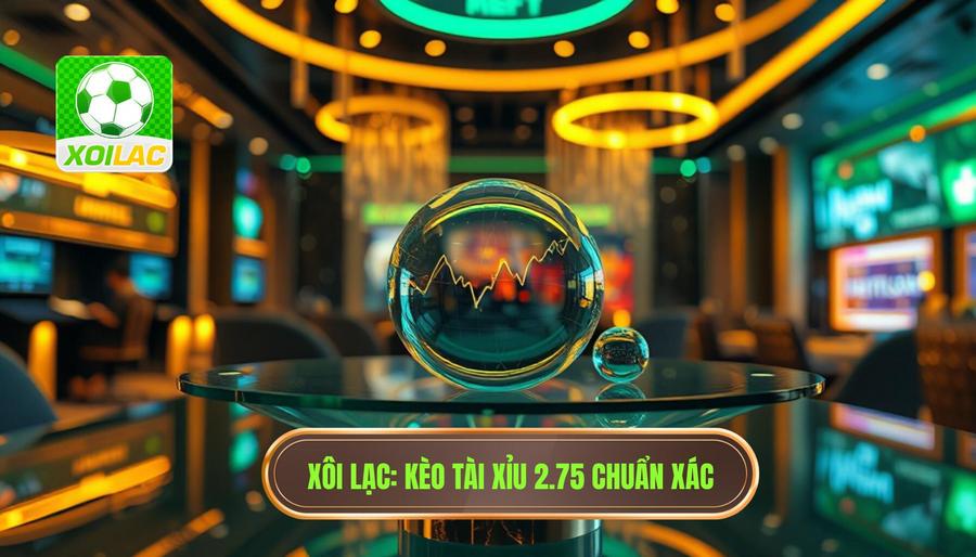 Kèo tài xỉu 2.75 có ý nghĩa gì? Cách đọc và mẹo thắng từ XÔI LẠC